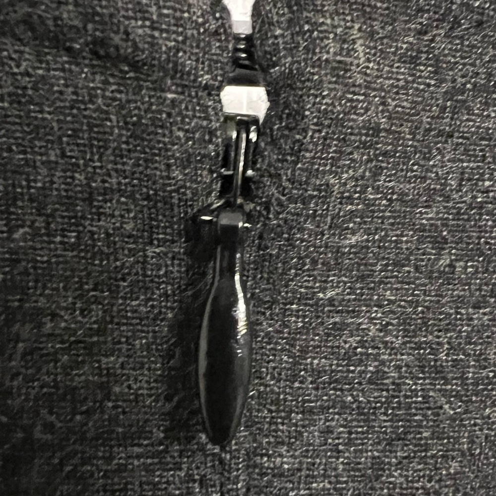 VINCE.EUC. “Ponte” pleated drop waist midi dress.Sleeveless.Charcoal grey.Size 0 - Picture 6 of 15